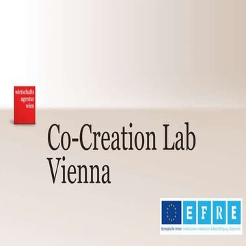 Lightningtalk: Co-Creation Lab Vienna