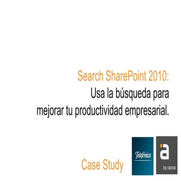 SharePoint 2012_Caso de éxito Telefónica 