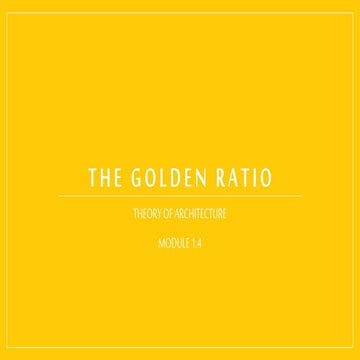 Golden ratio | PPTX