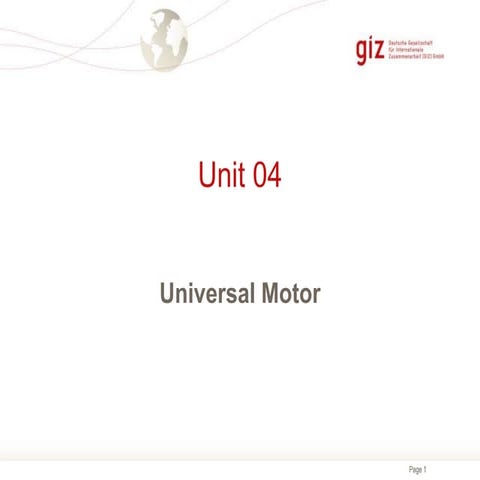 04 universal motor
