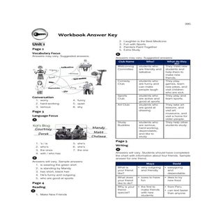 Time Zone M.3 Workbook Answer Keys