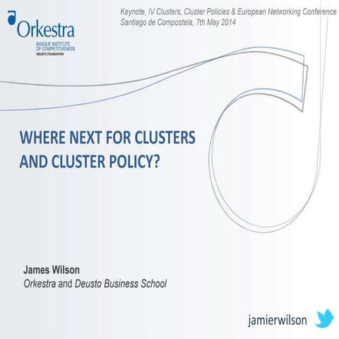 Where next for clusters & cluster policy