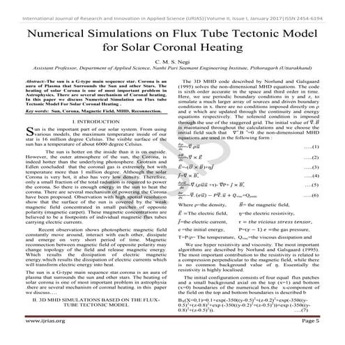 Numerical Simulations on Flux Tube Tectonic Model for Solar Coronal Heating
