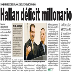 05-10-2009 Declara el Gobernador Emergencia Económica.