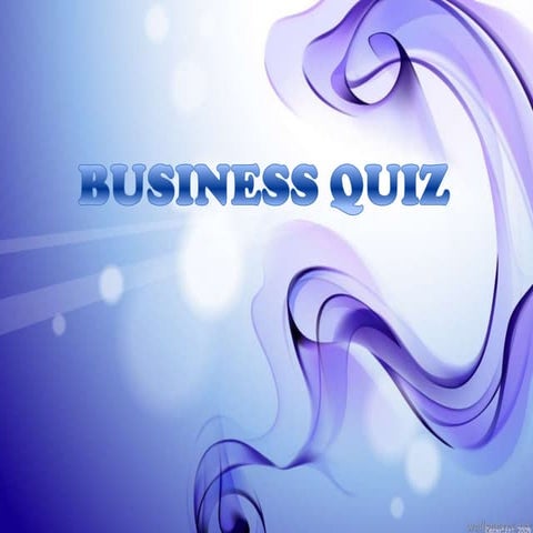 business quiz