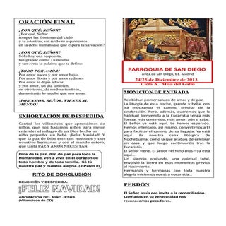 Guión de la Misa del gallo. Ciclo A