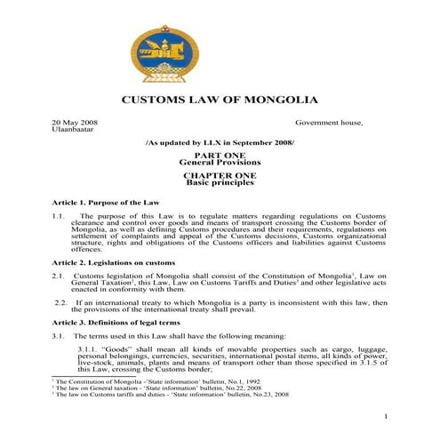 05.20.2008, LAW, Customs Law | DOC