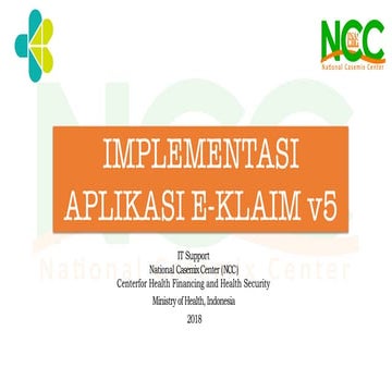 Implementasi Aplikasi E-Klaim V5