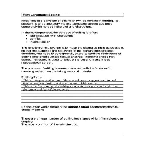 Editing terminology and glossary | DOC