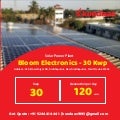 Bloom Electronics - 30 kwp Solar Power Plant 