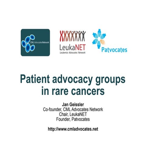 Rare Solid Cancers: An Introduction - Slide 5 - J. Geissler - Patient ...
