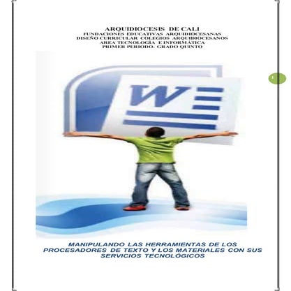 AREA TECNOLOGÌA E INFORMÁTICA PRIMER PERIODO- GRADO QUINTO