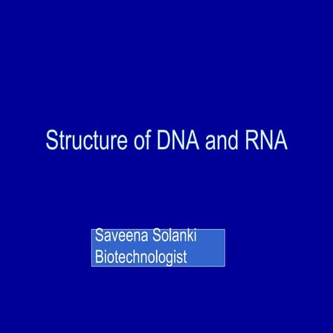 06. structure of dna and rna 