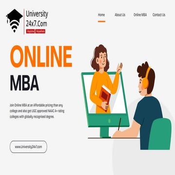 Do an online MBA from top universities for