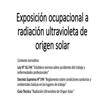 6 PRES GUIA TECNICA RADIACIÓN UV DE ORIGEN SOLAR.ppt