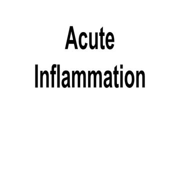 05. Inflammation of body tissues and organs | PDF