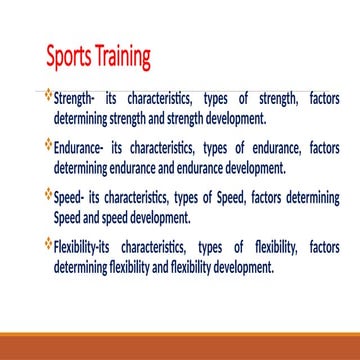 Sports Training UGC Net Class 2 Sports Training UGC Net Class