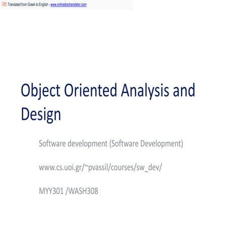 clean architecture uncle bob AnalysisAndDesign.el.en.pptx