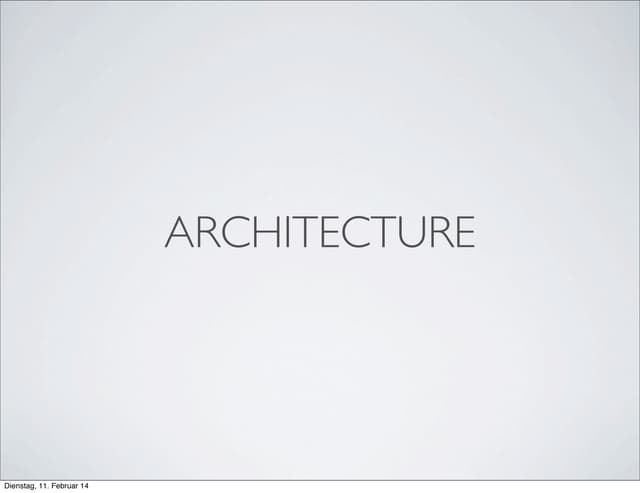 Modern web application network architecture