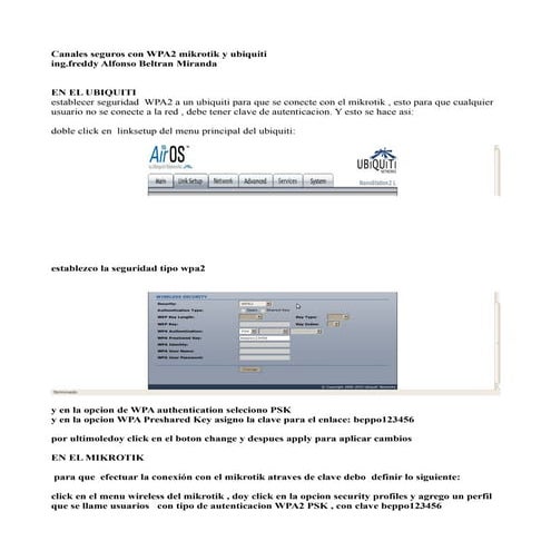 05 canales seguros wpa2  ubiquiti  mikrotik freddy beltran