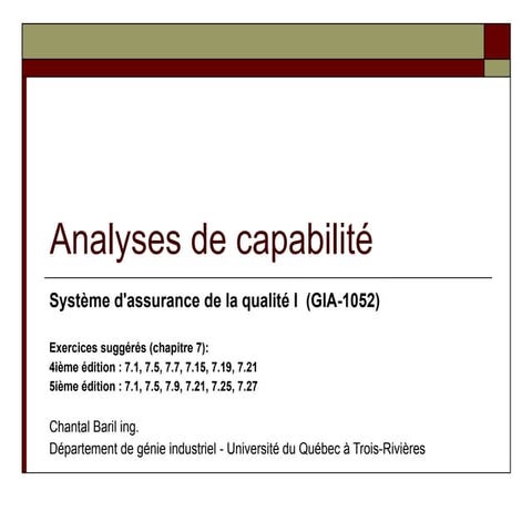 Comprehensive Analysis of Process and Measurement Capability in Quality ...