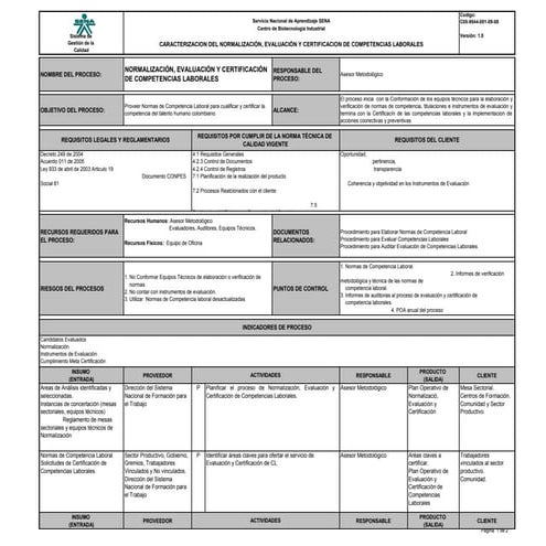 05   caracterizacion normalizacion evaluación y certificacion