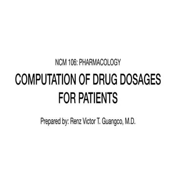 05 - Dosage Computations of Drugs (Revised).pdf
