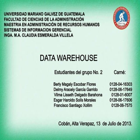 05   exposicion data warehouse              no. 5