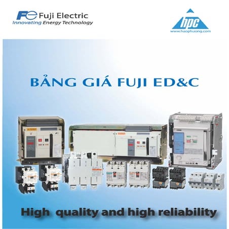 Bảng giá HPC - 05 Bảng giá Fuji ED&C - Fuji Electric