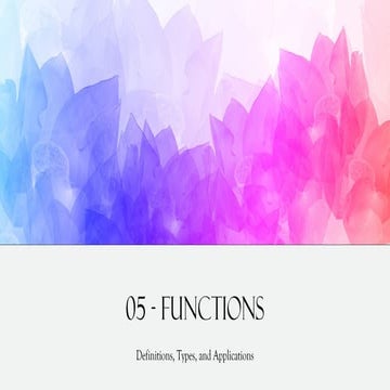 Discrete Mathematics Functions Definition Types And Functions Pptx