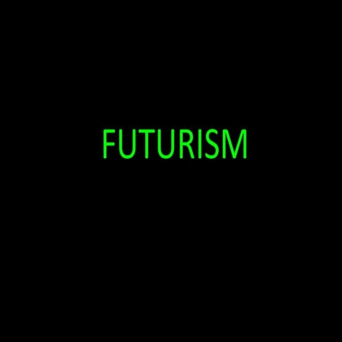05 Futurism through Neue Sachlichkeit
