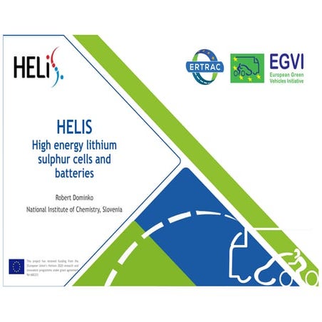 HELIS - High energy lithium sulphur cells and batteries