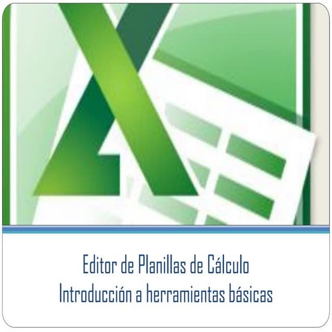Introducción a herramientas excel