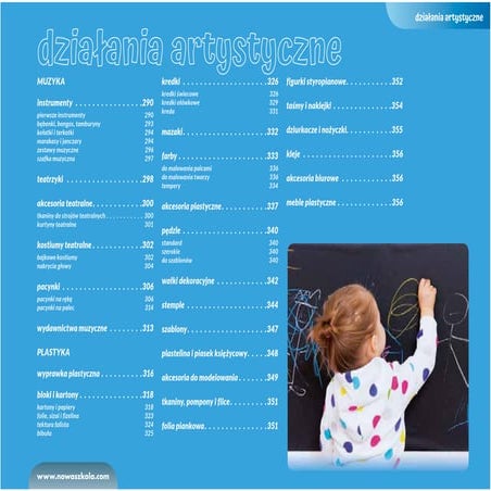 Katalog Maluch+ Opieka Żłobkowa 2019/2020 - Działania Artystyczne. Nowa Szkoła