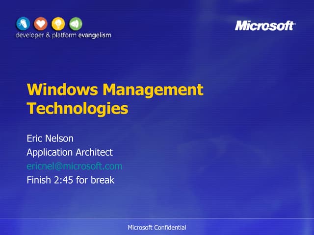 05 Management Technologies