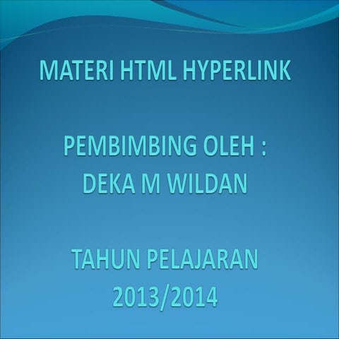 05   materi Hyperlink HTML