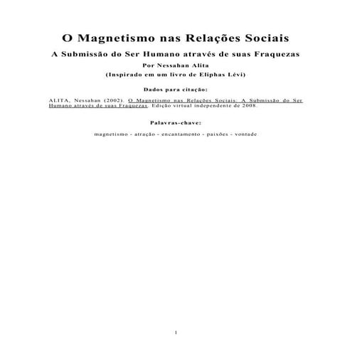 05   nessahan alita - o magnetismo nas rela-äes sociais - livro verdadeiro