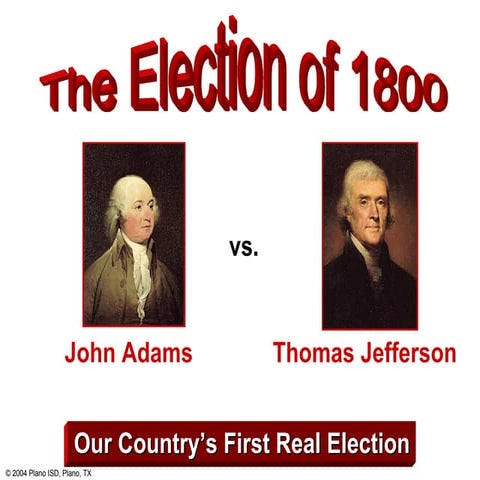 The Election of 1800 PPT