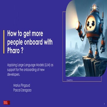 How to get more people onboard with Pharo ?