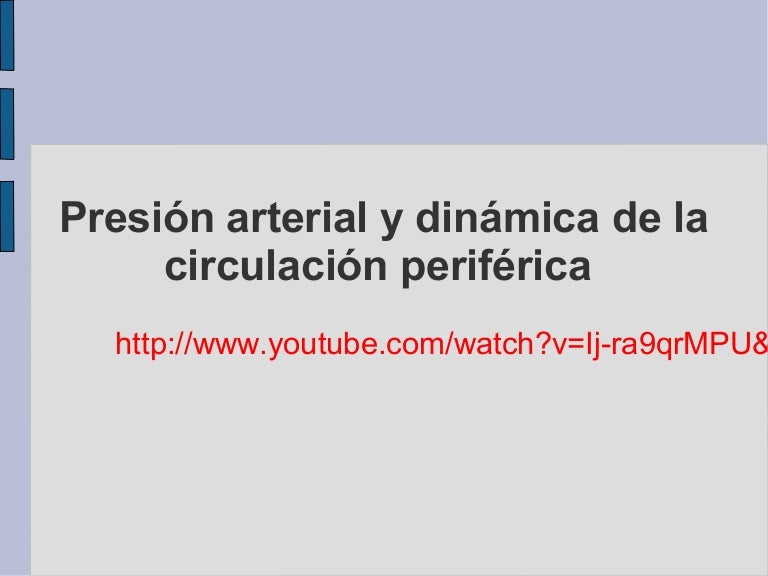Presión arterial en circulación