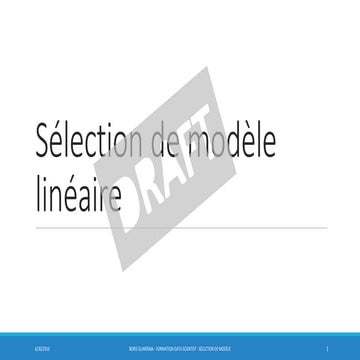 05 Sélection de modèle linéaire