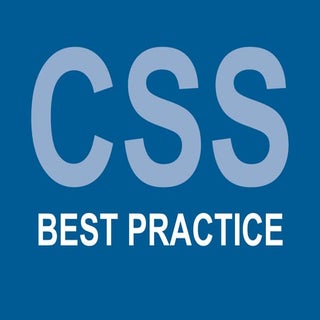 CSS Best practice
