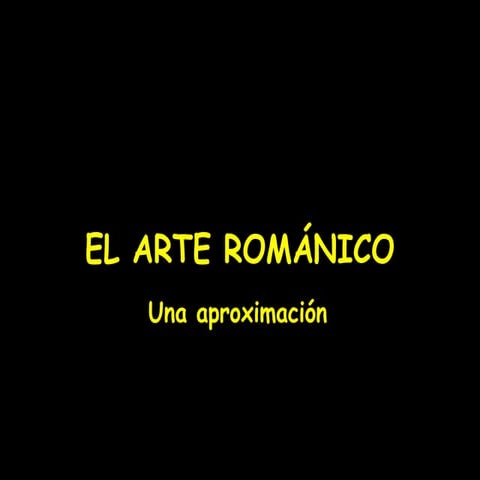 El arte románico
