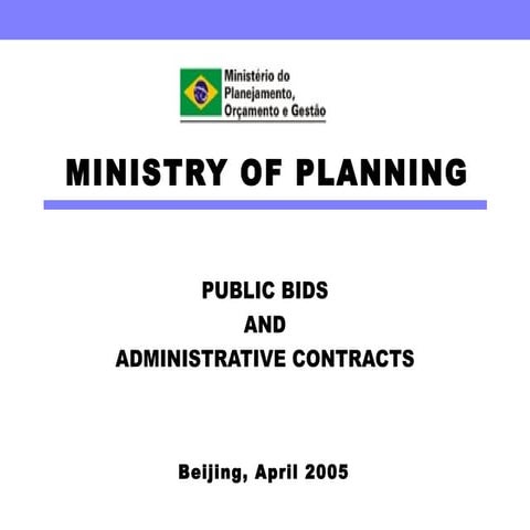 050325 Lnp Mmpr Government Contracts Law In Brazil