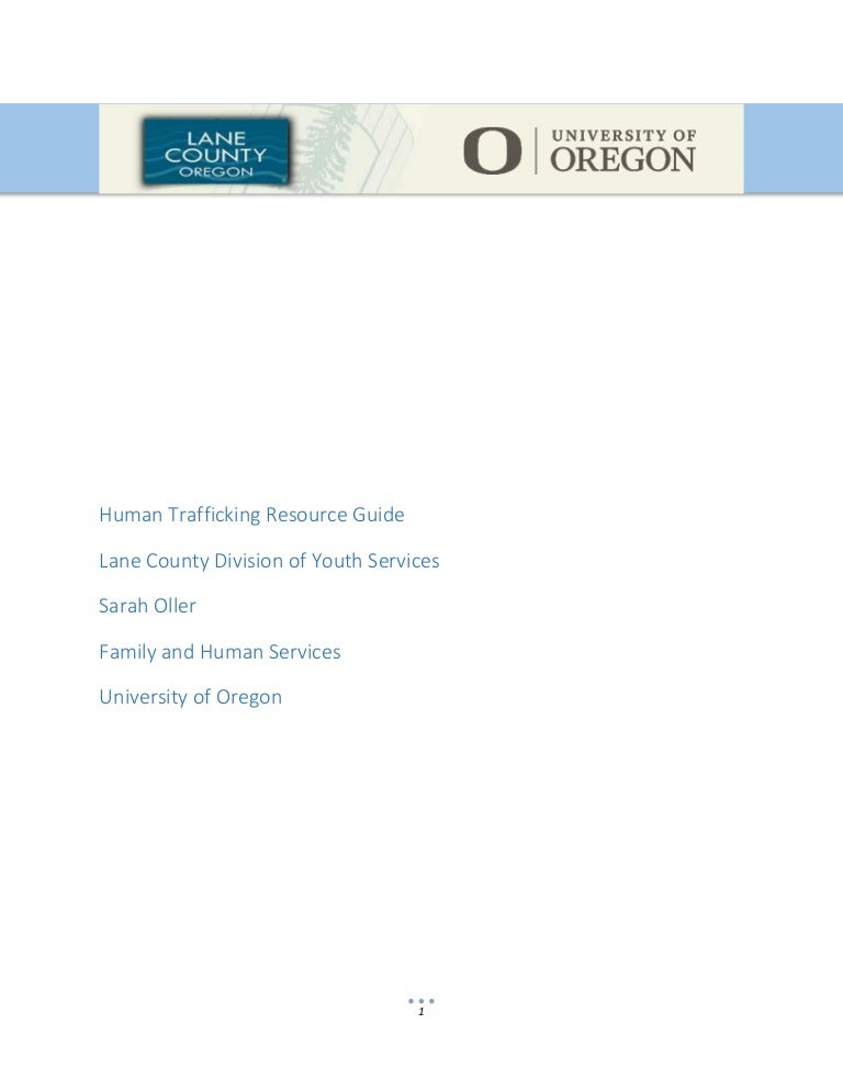 Human Trafficking Resource Guide