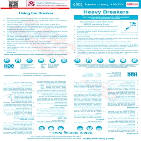 0505 breaker   heavy -110230v