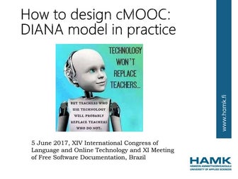 How to design cMOOC