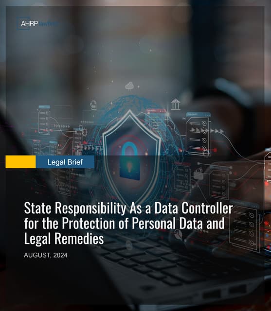 State Responsibility As a Data Controller for the Protection of Personal Data...