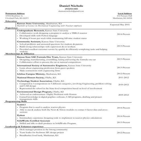 DianeIvyCole resume 2016 (1) | DOCX