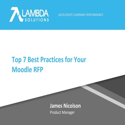 7 Best Practices for Your Moodle RFP